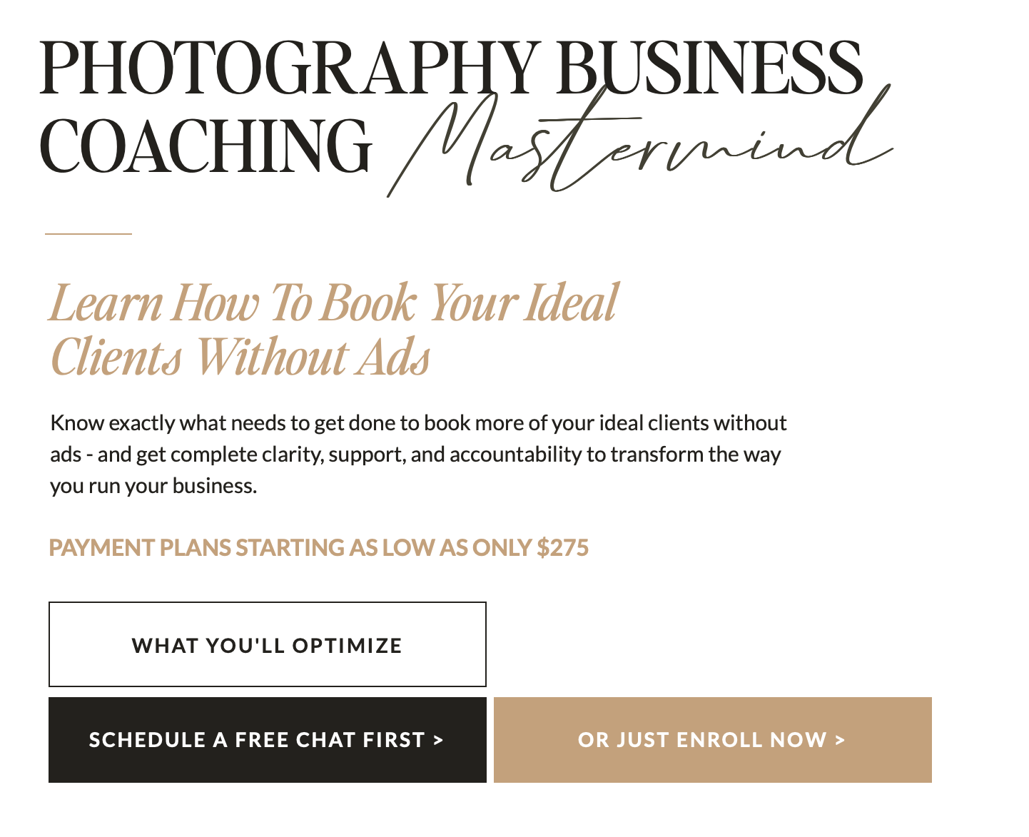 kyle goldies photography business coaching mastermind